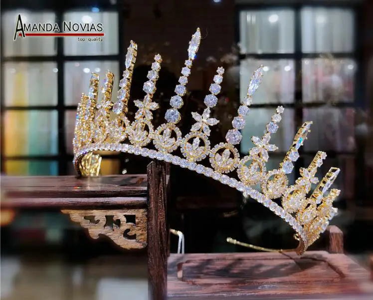 Королевские тиары Quinceanera короны свадебный головной убор Свадебные украшения для волос Tocado Novia Свадебные аксессуары для волос