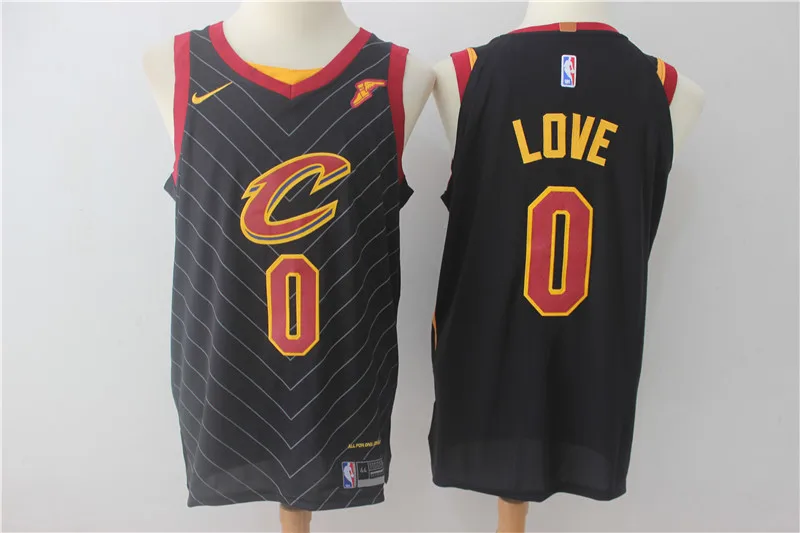 Коричневый Кливленд Кевин любовь JR Smith Collin Sexton Леброн Джеймс баскетбольные майки для мужчин - Цвет: Коричневый