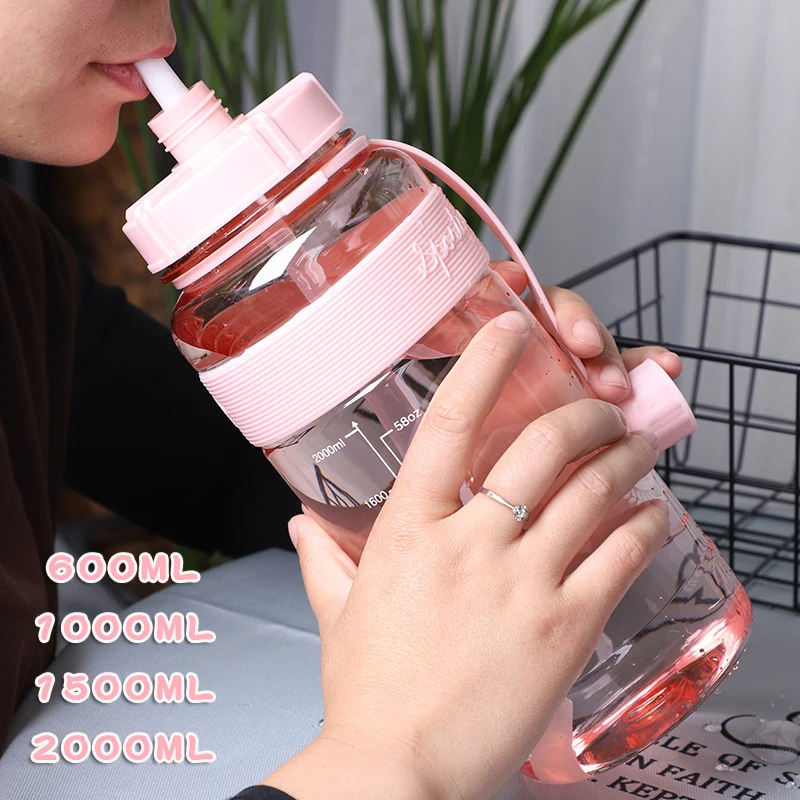 1L + Pastel Large Size Water Bottle - 9 - Kawaii Mix