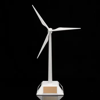 

Plastic Model-Solar Powered Windmill Wind Turbine Desktop Decor Science Toy New