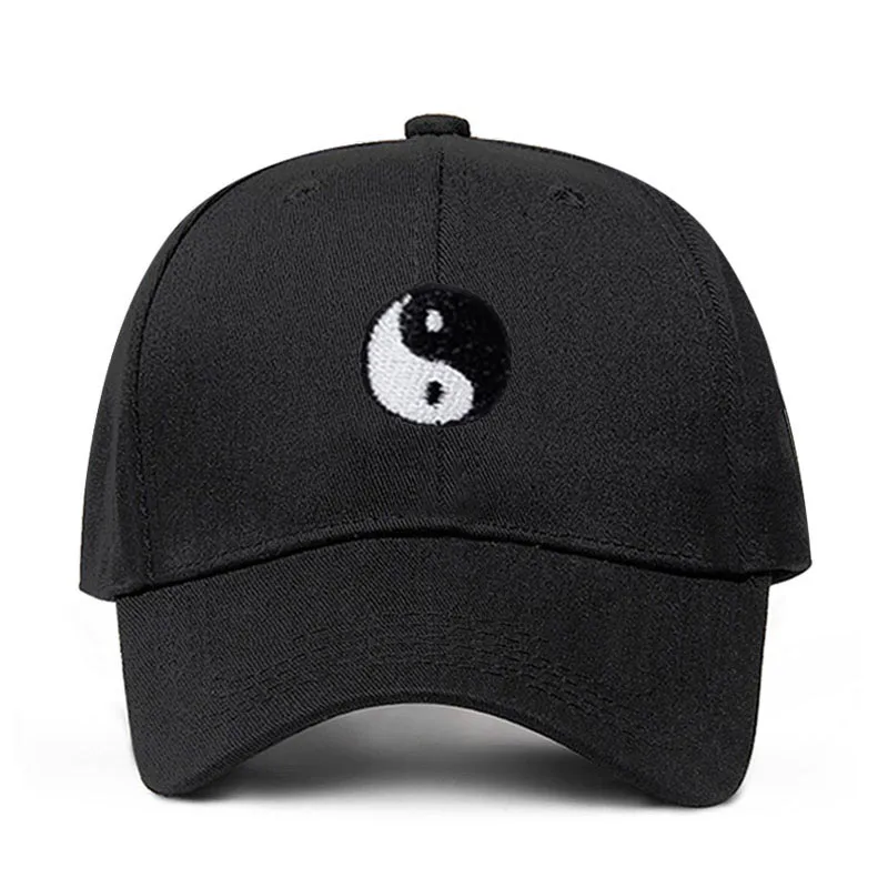 Шляпа для папы, хлопок, для плавания, в стиле Инь и Ян, с вышивкой сплетен, Snapback, бейсболка для мужчин и женщин, Прямая поставка