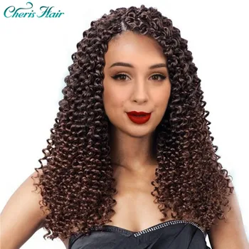 

Crochet Hair Water Wavy Curly Hair 14 Inch /100 G / PC Crochet Freetresse Hair Extension Synthetic Hair Extension for Afro Women