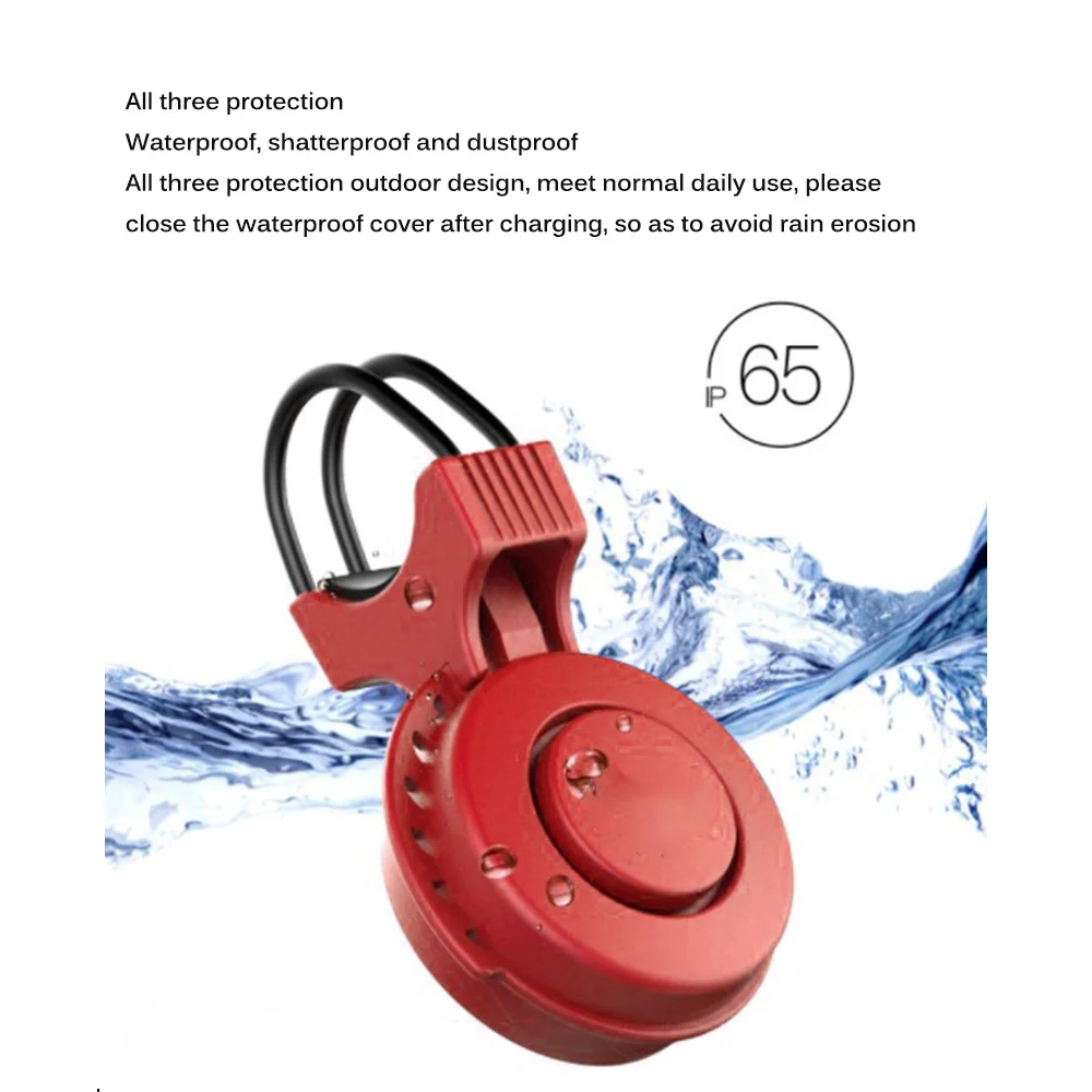 Top for Xiaomi M365 Electric Scooter MTB Road Bike Ring 120DB Electronic Bell Horn USB Charging Waterproof 3 Modes Bicycle Alarm 3