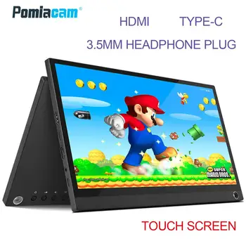 

12.5" TYPE C USB HDMI 1080P Ultrathin Portable Monitor Screen for Switch PS4 XBOX Laptop Mobile Phone P12AT P12BTW P12BT