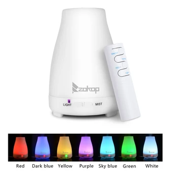 

Lovely And Beautiful 220V 200ML RGB Aroma Diffuser with White Controller UK Plug Multicolor