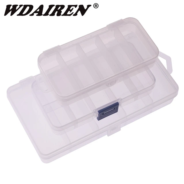 5/10/12 Compartments Fishing Tackle Box Storage Case Fly Fishing Lure Spoon Hook  Bait Tackle