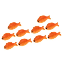 10 шт. миниатюрные из полимерной смолы рыбы Феи сад Фэнтези фигурка работает домашний декор подарки