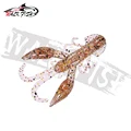 WALK FISH 10PCS Crawfish Jigs Soft Fishing Lures 5.1cm 2.1g Fishy Smell  Worm Silicone Artificial Bait Bass Pike Swimbait Wobbler