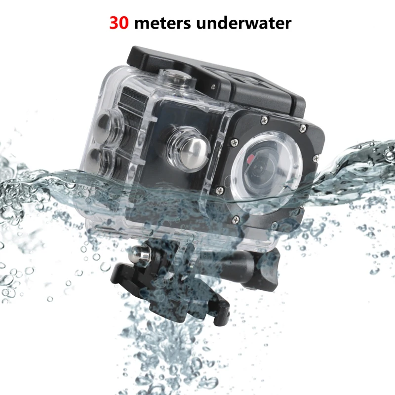 Original Ultra HD 4K/60fps Outdoor Action Camera WiFi 2.0“ Remote Control Sport Camera 1080P Underwater Waterproof Helmet Camera