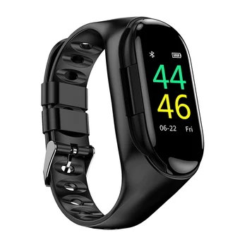 

2-in-1 Smart Watch with Earbuds Bluetooth Headphone Wristband Portable For Sport EM88