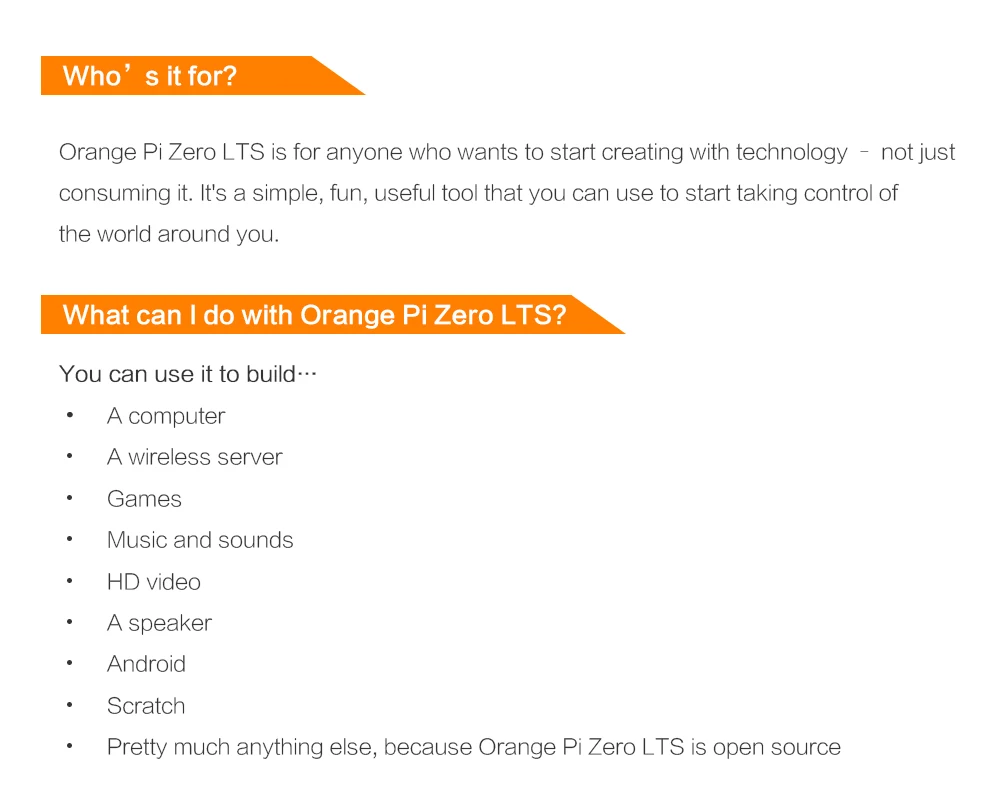 Orange Pi zero LTS H2+ 4 ядра с открытым исходным кодом 512MB макетная плата для Raspberry Pi