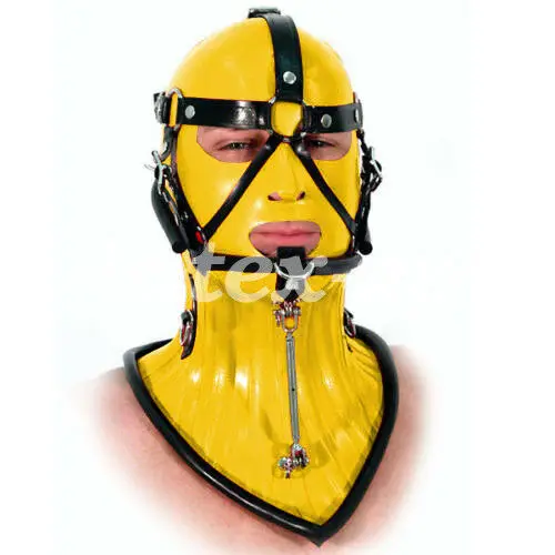 100% Latex Extra High Fix Collar And Headgear Combination circumference 57-59cm 