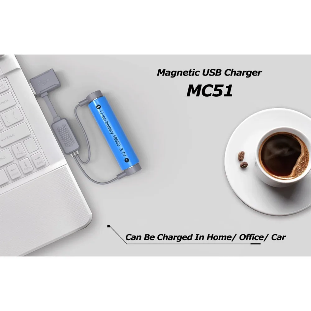 MC51 многофункциональное магнитное зарядное устройство USB для AA AAA 18650 литий-ионная батарея мини зарядка/разрядка Банк питания