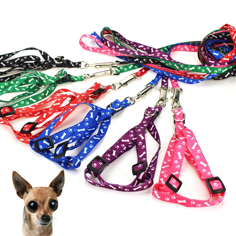 

Cat Dog Collar Harness And Leash Adjustable Nylon Pet Traction Cat Kitten Halter Collar Cats Products For Pet Harness Belt