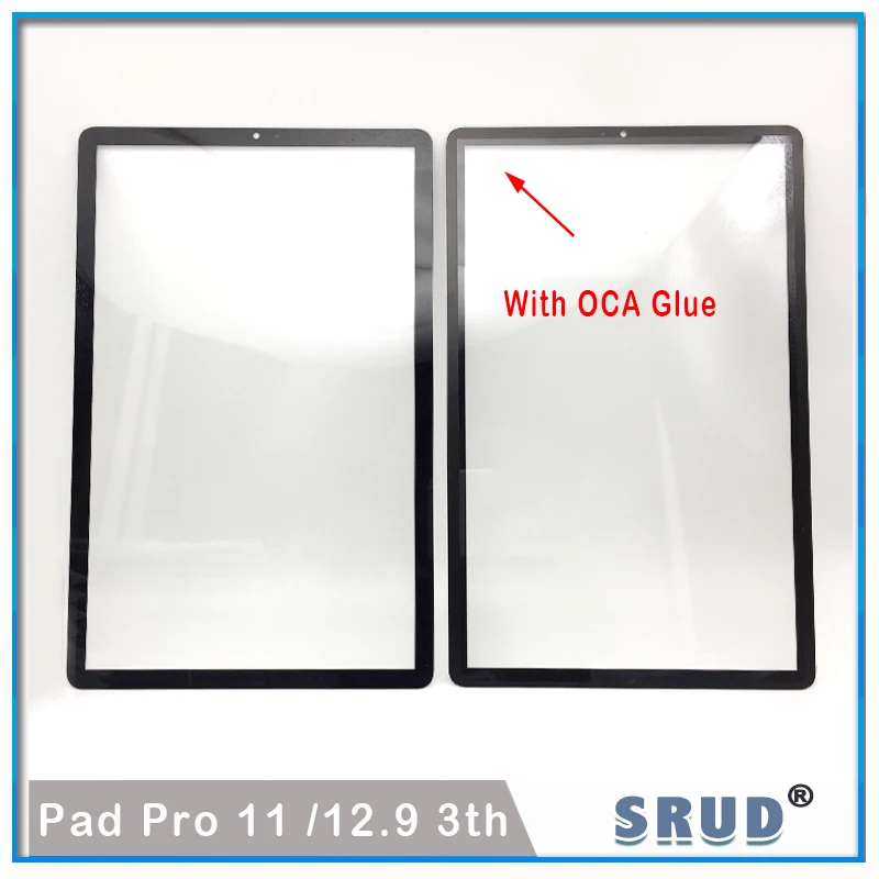 Фронтальная внешняя линза с OCA клеем для планшета Mini 4 диагональю 10 5 дюйма iPad Pro 9 7