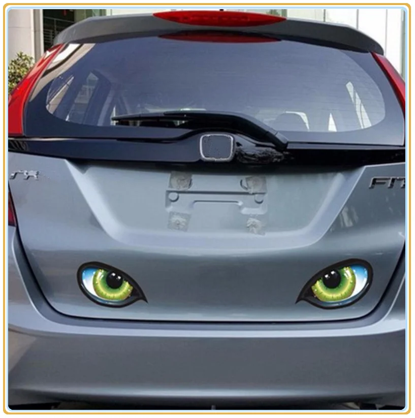 3D стерео автомобильные наклейки кошачий глаз креативные универсальные на
