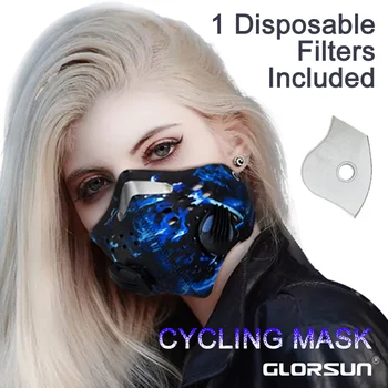 

Air Pollution Mask custom Neoprene Motorcycle bike cycling sports with Replaceable Filter Anti dust mouth face masks