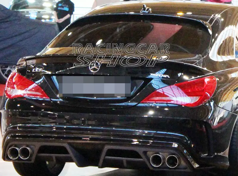 Неокрашенный оригинального стиля крыши спойлер для Benz W117 CLA 4 двери 2013UP M065F