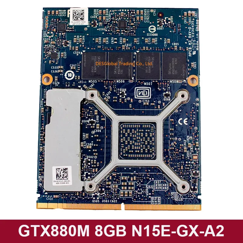  Original GTX880M GTX 880M 8GB GDDR5 Video VGA CARD Graphic Video CardFor DELL M17X R4 R5 M18X R2 R3