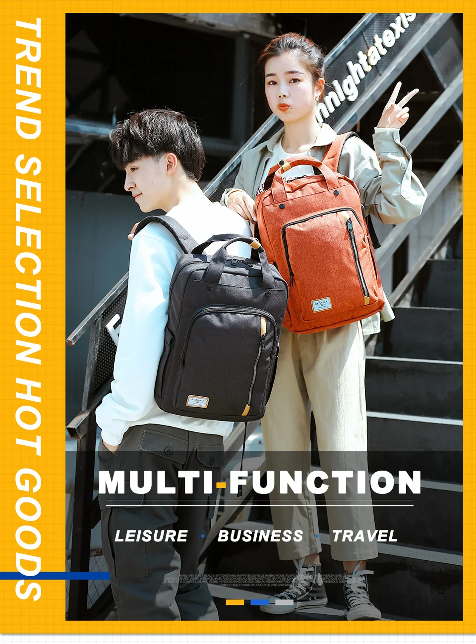 Teenager Backpack Men Male Unisex School Backpacks Student College University Laptop Bags Pack Notebook Business Women's Fashion (1)