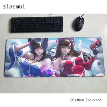 

Ahri sexy mouse pad gamer Mass pattern 800x300x3mm notbook mouse mat gaming mousepad pad mouse home pc desk padmouse mats
