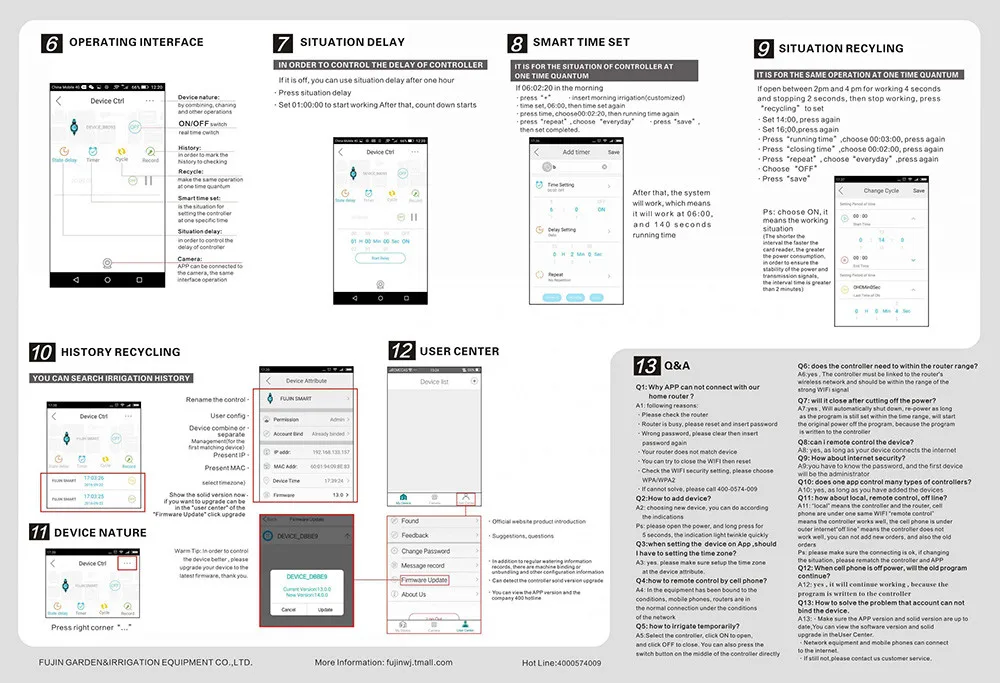 Automatic Intelligent Electronic Water Timer Smart Phone Remote Garden Irrigation Controller Watering System Solenoid Valve14