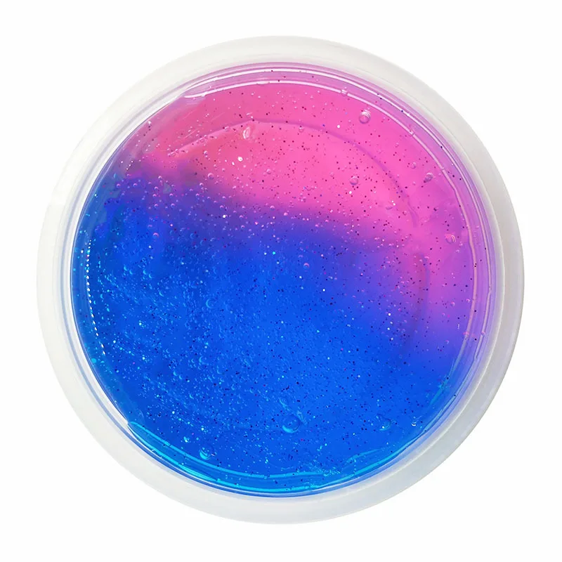 bule pink 50g Слизи, Звездный Красочный Кристалл, грязь, декомпрессия, грязь, не буракс, желе, грязь, детский подарок - Цвет: bule pink 50g