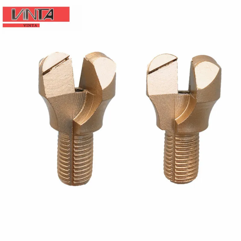 

5pcs two wings/cutter PDC anchor drill bit/carbide alloy bits for coal mining water well rock blast,diamond composite bit