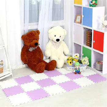 

9PCS Imitation Wood Grain Puzzle Mat Foam Mat Household Tatami Stitching Crawling Mat Children's Games Non-Slip Carpet