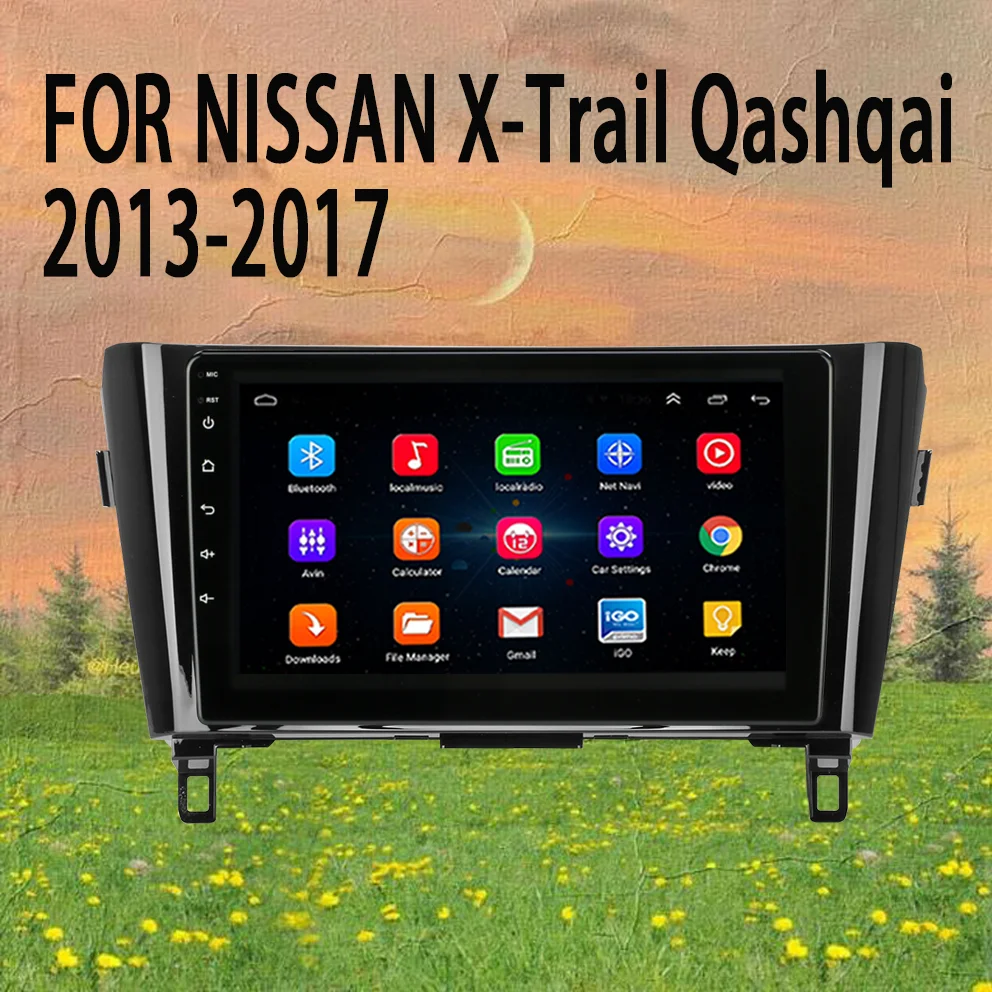 Автомагнитола на Android 10 для NISSAN X-Taril QASHQAI 2013-2017 автомагнитола аудиомагнитофон