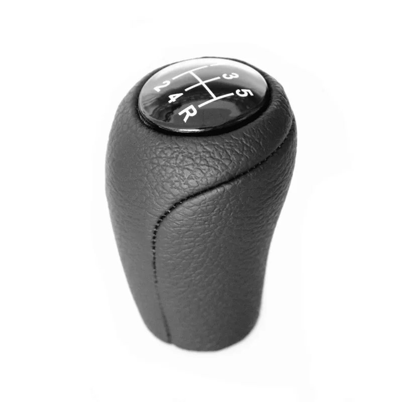 Leather 5/6-Speed Gear Shift Knob for MAZDA 3 BK BL 5 CR CW 6 II GH CX-7 ER MX-5 NC III 23 MT Leather Shifter Lever Arm Headball