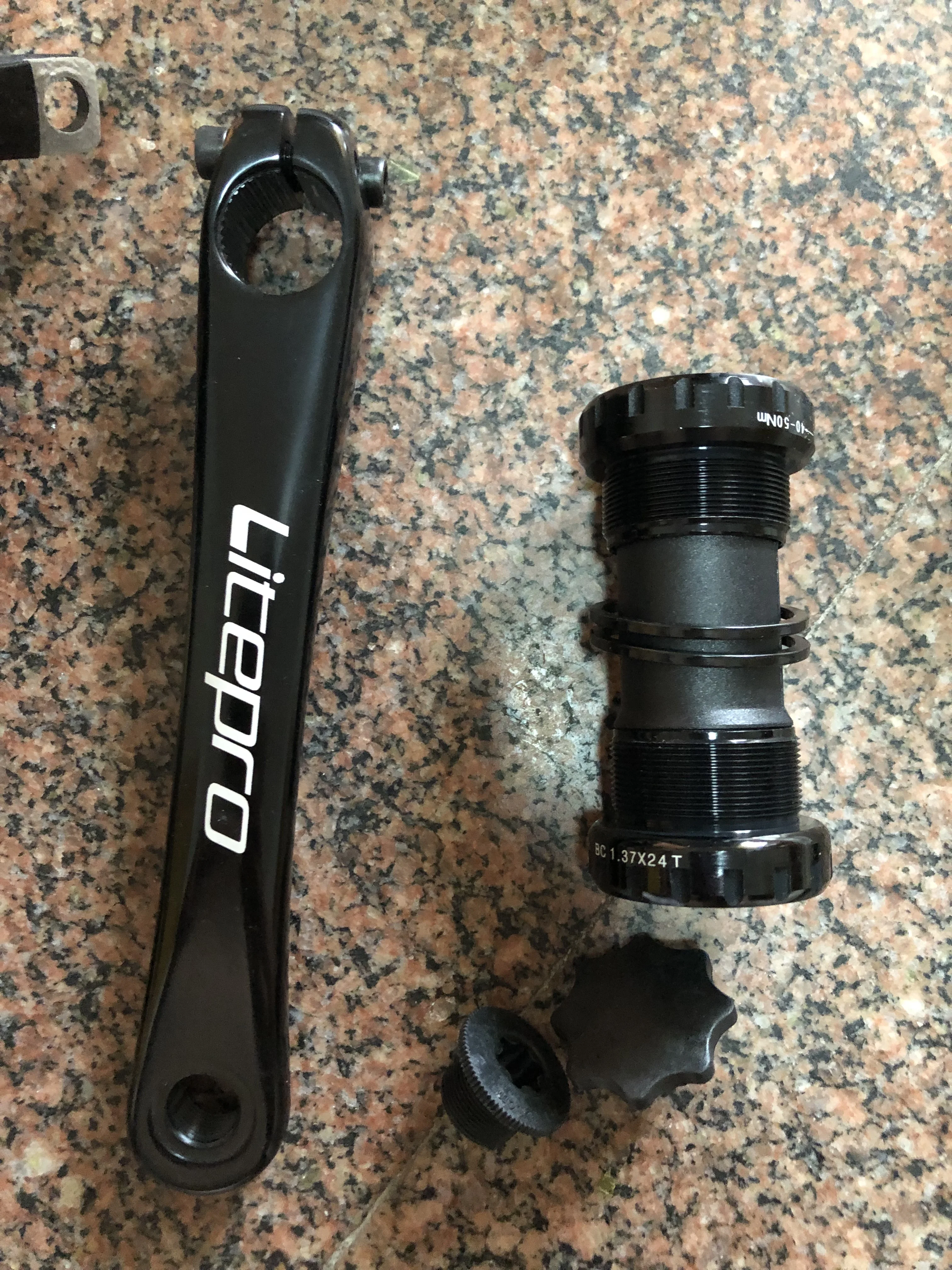 Litepro Кривошип с bb BCD 130 170 мм для Minivelo складной дорожный велосипед шатуны