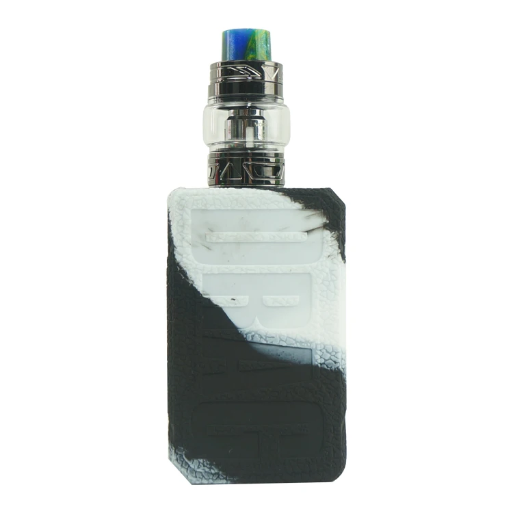 50 шт. защитный Текстурированный чехол для Voopoo Drag 2 177w Противоскользящий силиконовый чехол-накладка чехол подходит для Drag2 177w - Цвет: Black white