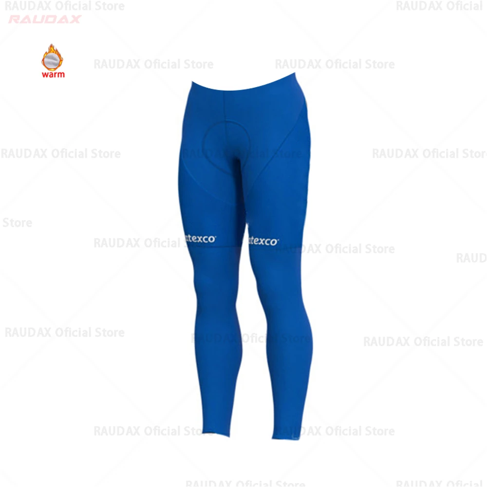 QUICK STEP Pro Team велосипедная Джерси, Зимняя Теплая Флисовая велосипедная одежда, набор велосипедных комбинезонов и штанов, MTB Ropa Ciclismo Maillot одежда - Цвет: winter pants