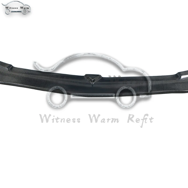 Для W176 передний спойлер из углеродного волокна для Mercedes Benz A класс A180 A200 A260 A45 2013- комплект кузова автомобиля