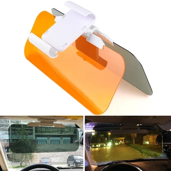 

1Pcs Car Sun Visor Anti Sunlight Goggle Day Night Vision Driving Mirror UV Fold Flip Down Clear View Safety Visor