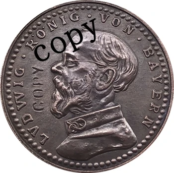 

German 1913 2 Mark coin copy 28MM