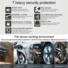 Автомобильный TPMS система контроля давления в шинах внешний датчик гаечный ключ набор аксессуаров