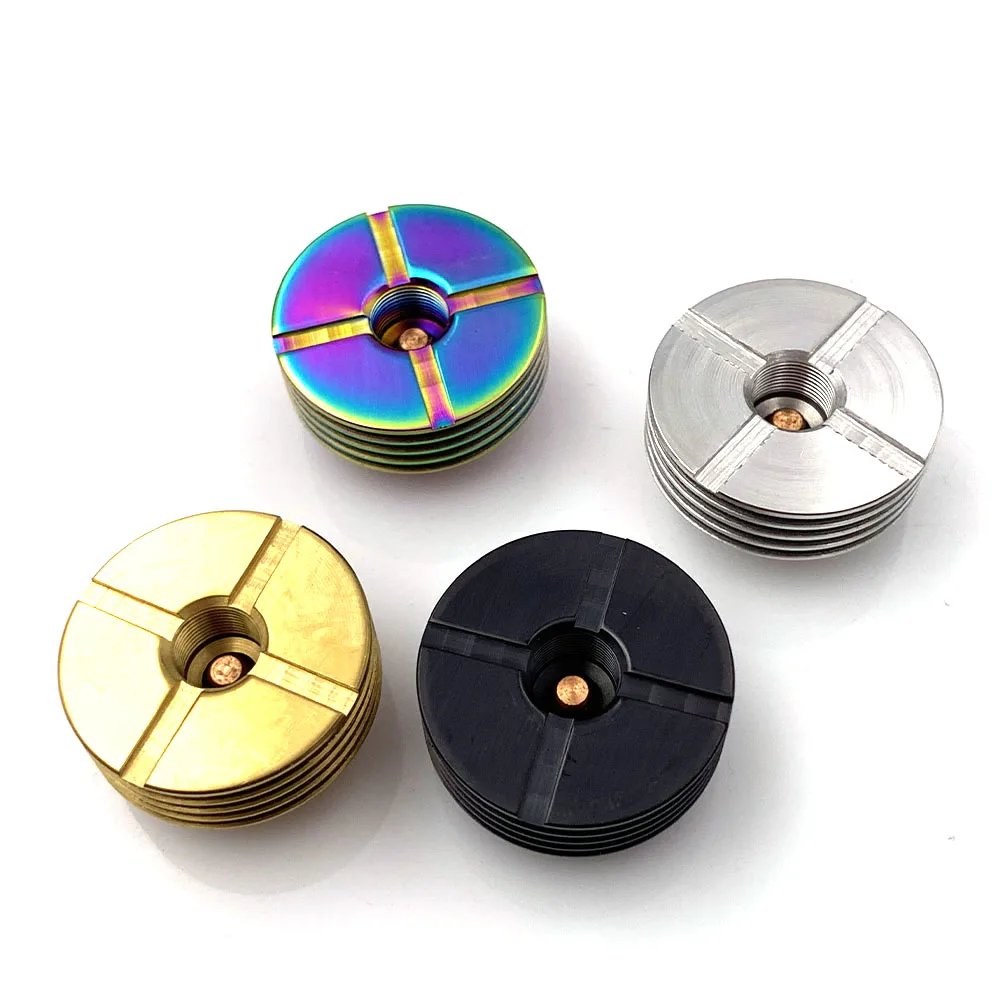 AtomizerBase 22mm 24mm 25mm DIY Connector Heat Dissipation Heat Sink Deck for 510 Tread Adapter RDA Mod