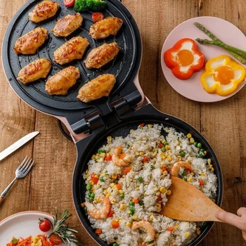 

Household Double Side Heating Fully Automatic Electric Baking Pan Pancake Maker TFried Thin Pancake Machine Electric Skillet