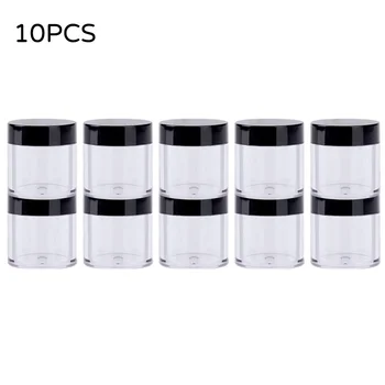 

10pcs/lot 10g Mini Sample Bottle Empty Make Up Jar Sealing Pots Portable Travel Face Cream Balm Container Refillable Bottles