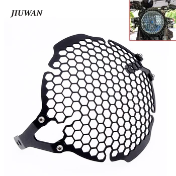 

Black Motorcycle Front Headlight Guard High Quality Aluminium Grille Mask Protector Accessories Fit For Yamaha XSR700 2016-2020