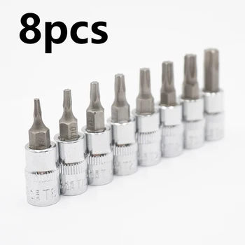 

T8 -T40 Torx screwdriver bit Hex 38mm Wench Attachment Electrician Repair