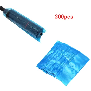 

200Pcs/pack Blue Disposable Tattoo Machine Tattoo Accessory Permanent Makeup Tattoo Clip Cord Sleeves Bags Covers Bags