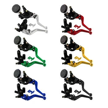 

1Pc Universal 7/8'' 22mm Front Brake Clutch Master Cylinder Reservoir Levers Aluminum Alloy Motorcycle Handbrake 27*9.5*9.5cm