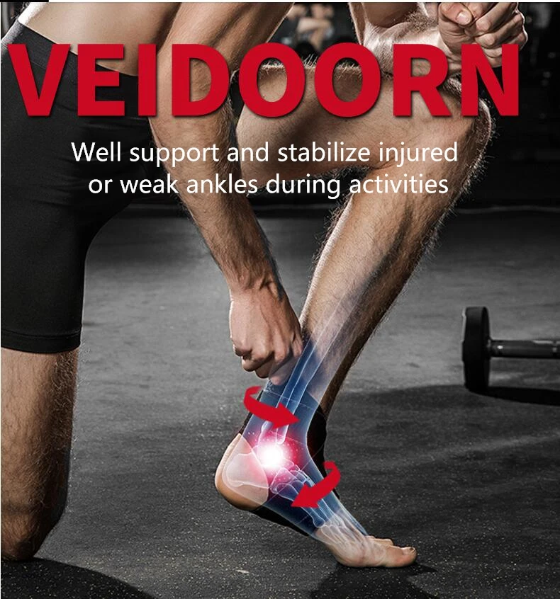 Veidoorn 1 шт. профессиональная поддержка лодыжки с эластичной лентой для защиты ног поддержка лодыжки