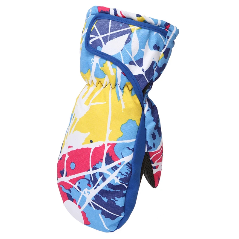 Новые детские перчатки сумка относится к лыжным перчаткам холодной зимы теплые цветные стеганые перчатки