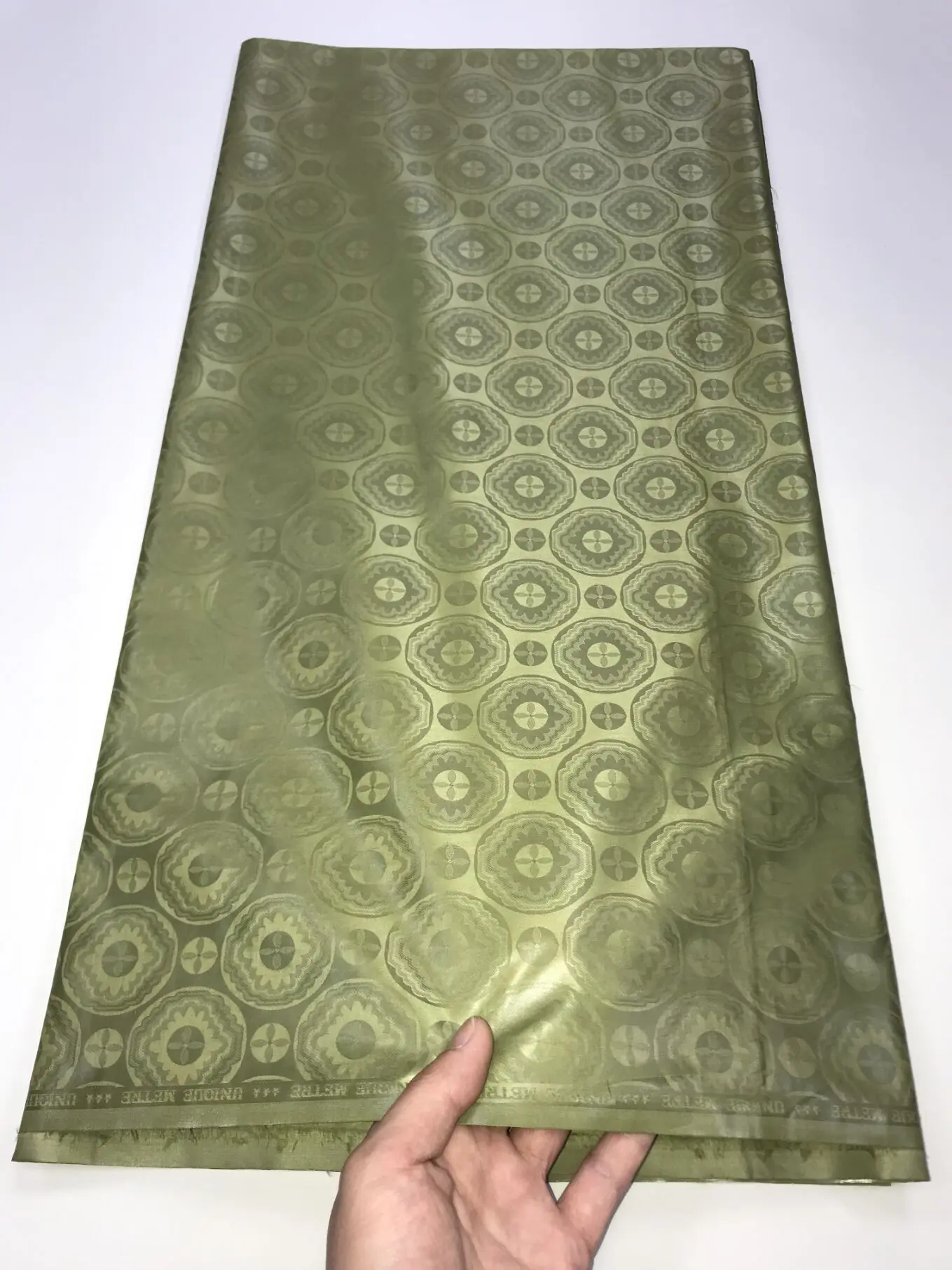Базен Riche Getzner парча жаккардовая ткань Базен Riche ткань Bazin lace материал для африканских женщин платье 5 ярдов - Цвет: 9