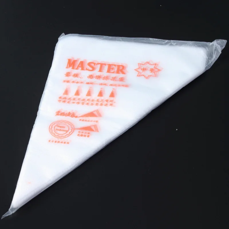 

Disposable Pastry Bag Baking Tool Cookie Pastry Cream Bags Triangular Pastry Bag Medium 100 Pieces-