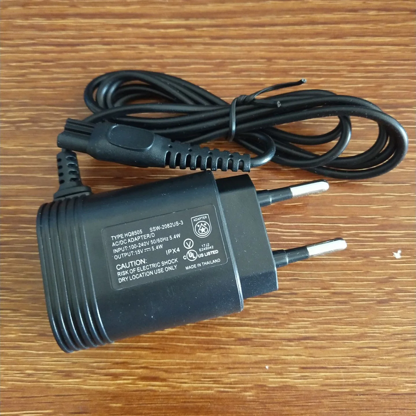 Сетевое зарядное устройство с 2 зубцами для PHILIPS Norelco HQ8 HQ8505 HQ8825 HQ8865 HQ887 HQ6070 HQ6073 HQ6076